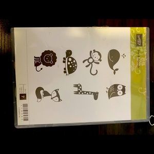 SU! Fox & Friends unmounted rubber stamp set